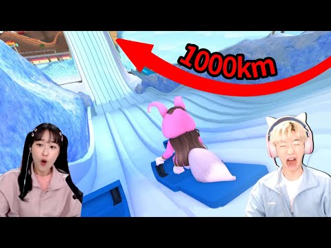 What would happen if you went 1000km/h in a water park!? LOL