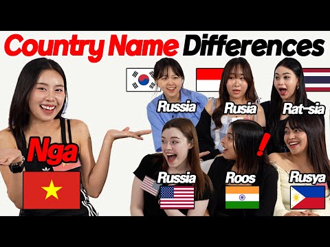 American Was Shocked by Country Name Differences By 6 Different Asian Languages!