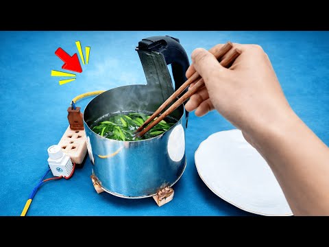 Repairing and Upgrading a Broken Kettle into a Cooking Pot  DIY at Home