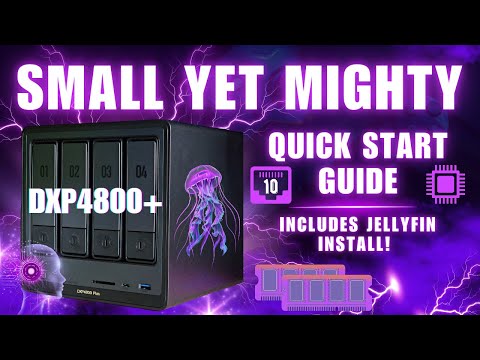 UGREEN NAS DXP4800 Plus 4-Bay NAS: Setup, Jellyfin & 10GbE File Transfers