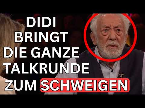 Didi Hallervorden talks about Iran, the USA, Israel 🚨 BUT the talk show panel remains silent.