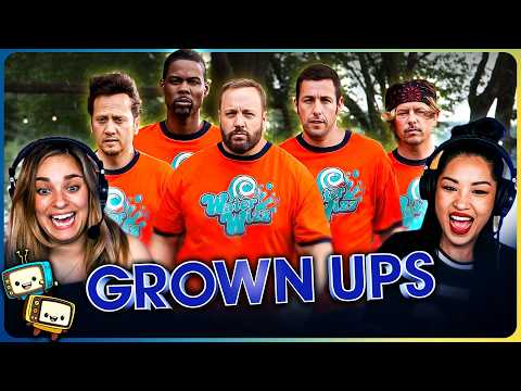 GROWN UPS Movie Reaction! | First Time Watch! | Adam Sandler, Kevin James, David Spade, Chris Rock