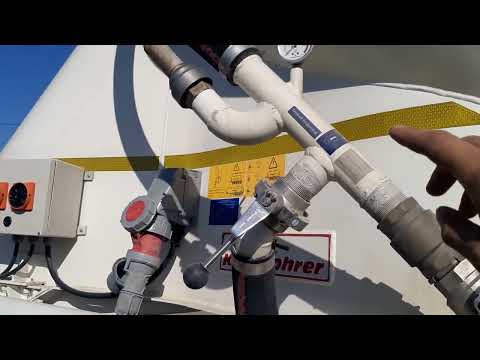 как сдуть цементную бочку касборрер(kassbohrer) 2021г