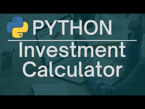 Build an Investment Calculator in Django