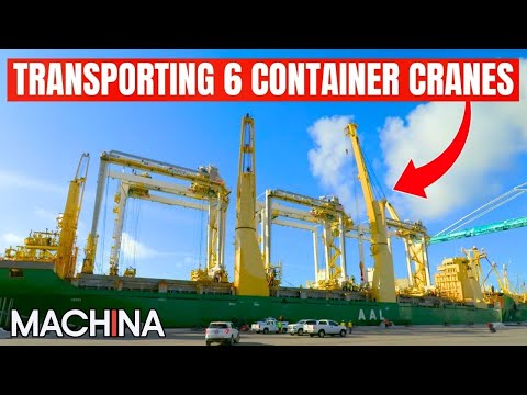 Offloading 6 Giant Container Cranes In 2 Days | Mega Shippers | S3 EP9