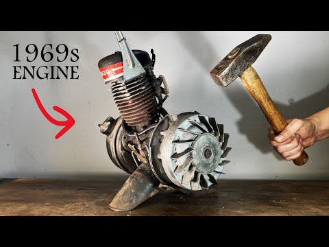 Exotic 50ccm Engine RESTORATION from 1969’s VeloSolex made in France