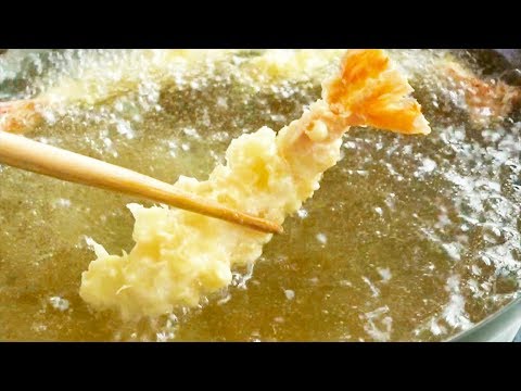 Tempura rice box - Japanese street food