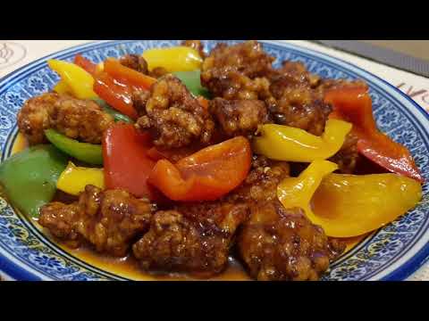 Sweet and sour pork (ingredient list provided)