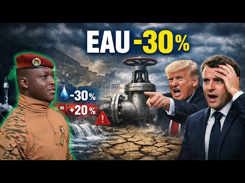Ibrahim Traoré face au monde : 30 % d’eau en moins, 20 % de carburant en plus