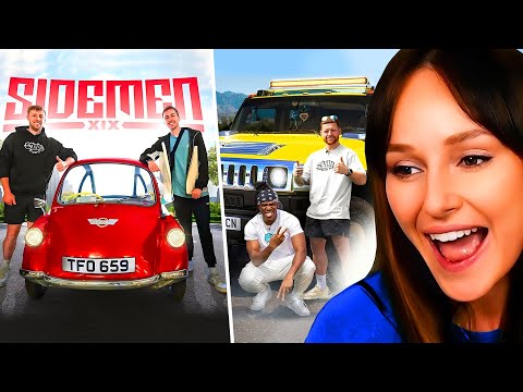 Freya Reacts to SIDEMEN ROAD TRIP: WORLD'S SMALLEST VS BIGGEST CAR
