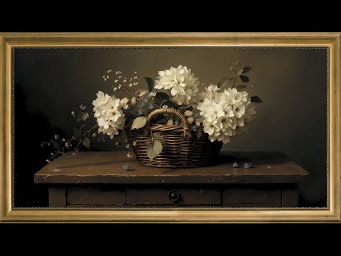 Serene Floral Display for  Frame TV Art | Relaxation & Ambience | Cosy Home Décor