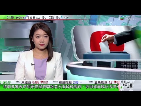 無綫TVB 0200新聞報道｜衞生署發現有人在網上非法出售疑含受管制藥物減肥藥｜日本大選 前首相鳩山由紀夫籲選民投票時考慮高市涉台灣言論｜中國有網民聲稱用SIM卡提煉黃金 專家指回收電子廢料成本極高｜