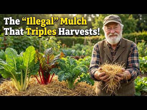 The "Illegal" Mulch That Triples Your Harvest. Why Don't They Teach This?