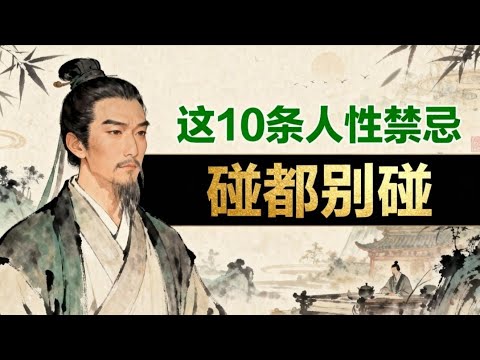 越早知道越好的人生底牌:這10條人性禁忌,碰都別碰#人生智慧 #人生感悟 #人生 #history #思維大全 #人間心理 #成長思維 #情感