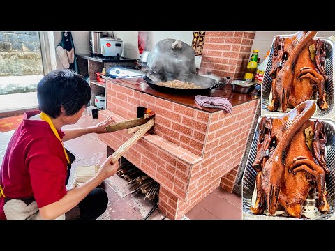 廣東臺山名菜五味鵝秘製實錄,50分鐘柴火慢滷,代代相傳的手法,最地道的僑鄉美味
