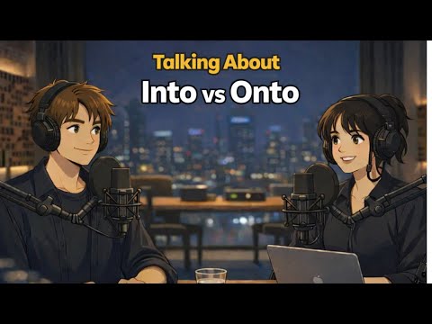 Into vs Onto in English | Easy English Conversation Practice
