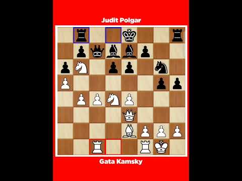 Gata Kamsky vs Judit Polgar √ Melody Amber Active Monte Carlo Monaco, 1996.