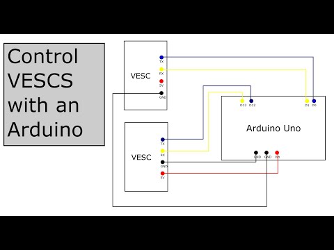 Control Multiple VESCs Independently Using An Arduino