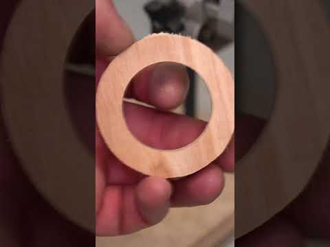 Making a ring out of wood! #woodworking #woodscraft #wood #diy