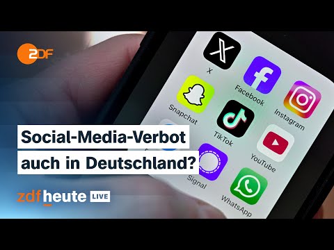 Kein Social Media für Jugendliche in Australien: Ob das auch hier sinnvoll wäre | ZDFheute live