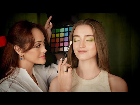 ASMR Matcha Latte Makeup | Soft-Spoken Glam, Detailed Application, Tingles & Perfectionist Triggers