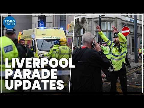 Liverpool crash: Four found stuck underneath car