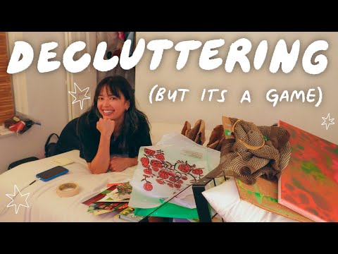 decluttering & organizing after a move (but making it a game) 🕹️📦✨