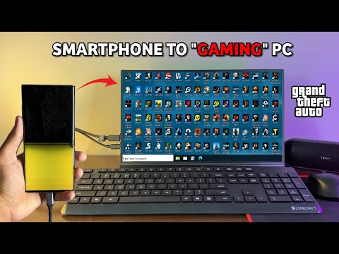 I Turned *Broken* Smartphone into a Gaming PC🤯All in one Desktop Setup !