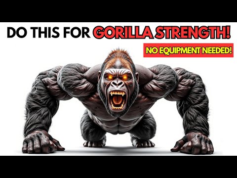 Build GORILLA-LIKE STRENGTH in 3 Weeks with 6 Equipment-Free Exercises!