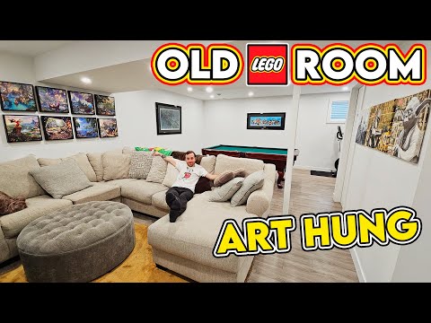 Hanging Art | Old LEGO Room is Looking GREAT!