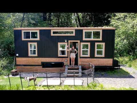 I can't believe the inside of this tiny home - so spacious!