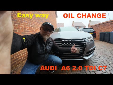 How to Change Oil on Audi A6 C7 2.0 TDI | Simple DIY Service
