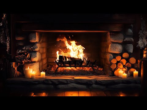 Crackling Fire for Sleep 🔥 12H of Relaxing Fireplace ASMR