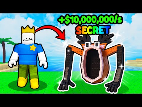stealing the RAREST SECRETS in Roblox steal a fish...