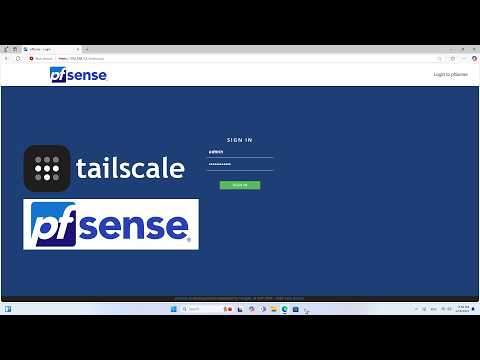 pfSense Tailscale remote access