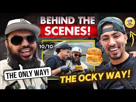 🍔🍟🔥"GIMME THE DAWAH CHOPPED CHEESE!" | Shaykh Uthman | BTS With @Theockyway!