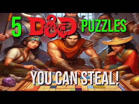 5 D&D Puzzle Ideas You Can Use In Your Games!