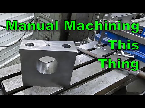 Machining a Custom Hydraulic Cylinder Trunnion Mount - Manual Machining