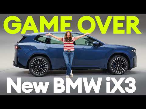 FIRST LOOK: all-new BMW iX3. 500 mile range, 20 minute charging. Game over?