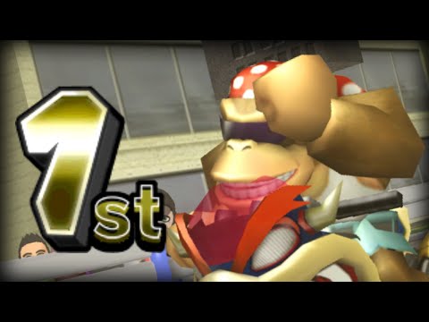 I tried desperately to lose in Mario Kart Wii