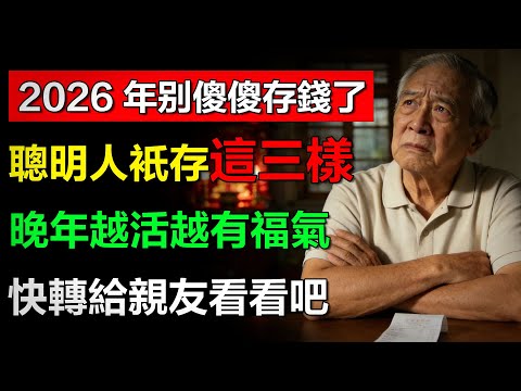 養老金不夠用？別再傻傻存錢了！做好這「1個準備」，比存千萬更安心！