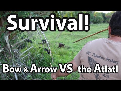Bow & Arrow VS the Atlatl for Survival