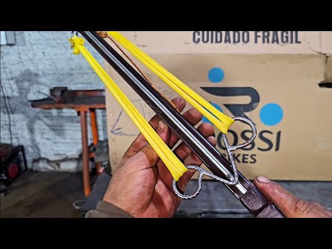 Mini Arbalete de pesca caseiro .