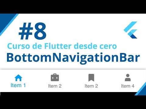 FLUTTER COURSE - Bottom Navigation Bar (Tutorial from scratch)