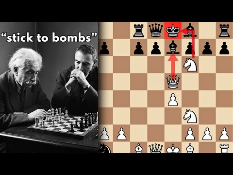 Einstein DESTROYED Oppenheimer in 17 Moves! The Chess Game That Shocked the World!