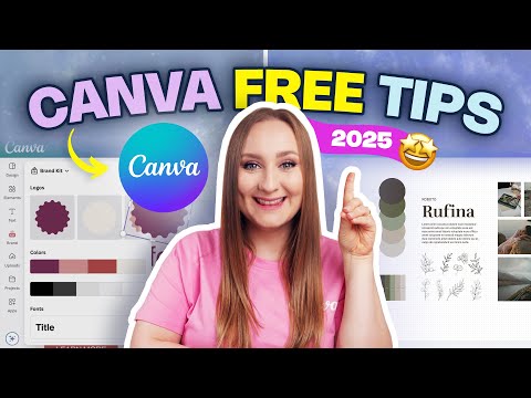 6 CANVA TIPS to Make Using Canva Free Easier | Canva Tutorial 2025