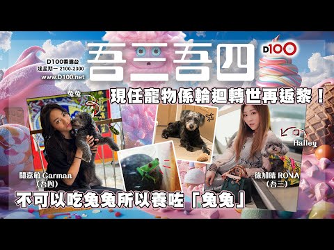 各位養過什麼寵物？有啲會食返自己的下一代？養金魚主要用嚟擋煞？｜吾三吾四｜徐加晴Rona（吾三），關嘉敏Carman（吾四）