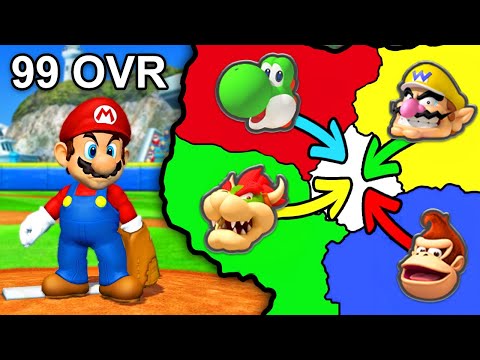 Mario Baseball Imperialism but everyone is in their prime!