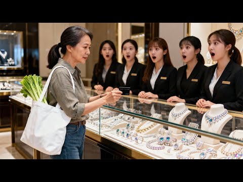 女人背着菜篮进奢侈品店被嘲笑，下一秒她直接清空柜台！！❤️ #甜宠 #cdrama #霸道总裁 #灰姑娘 #爱情 #OverbearingCEO