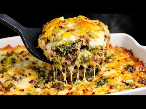 Cheesy Beefy Broccoli 🔥30-MINS Weeknight Dinner!